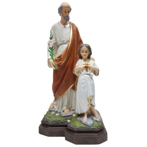 Figura Św. Józef Opiekun 50cm z żywicy (z dużym Jezusem) - 63188