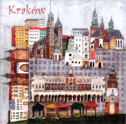 Obrazek - KAFELEK Kraków Sukiennice 15x15cm (ceramiczny) - 63063
