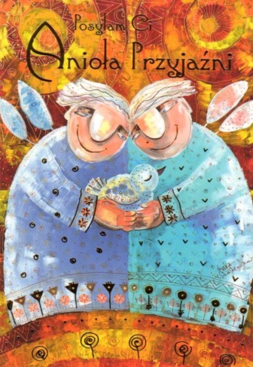 Posyłam Ci Anioła Przyjaźni - karnet z kopertą (s: Z aniołami 35) - 63027 5907564030120