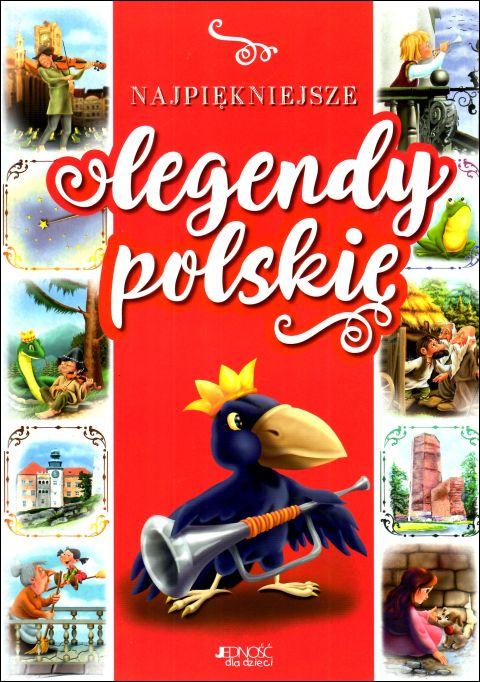 Najpiękniejsze legendy polskie (książka) - Dorota Skwark, dzieci, Wydawnictwo Jedność, 2021 r., oprawa twarda - 59388 9788381446396