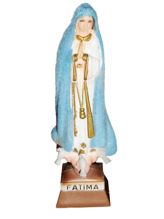 Figura Matka Boża Fatimska 21cm + korona zmieniająca płaszcz - 56153