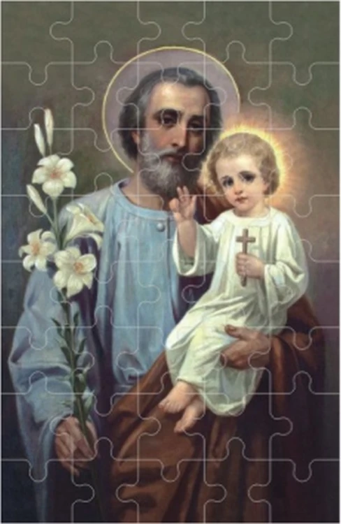 Puzzle Św. Józef 20x13cm 40 elementów - 56048