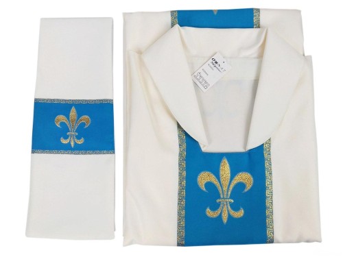 Ornat zwykły kremowy MARYJNY - 55626