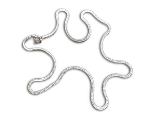 Łańcuch srebrny pr.925 - 45cm 3,9g żyłka - 55399