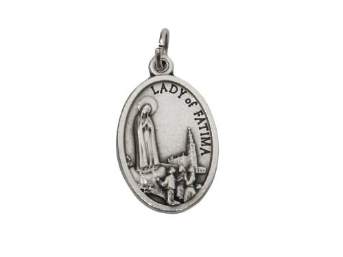 Medalik metalowy Matka Boża Niepokalana (kolor) 3 cm - 54952