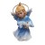 Figura Anioł wiszący 6cm (róż/nieb) różne wzory - 54160