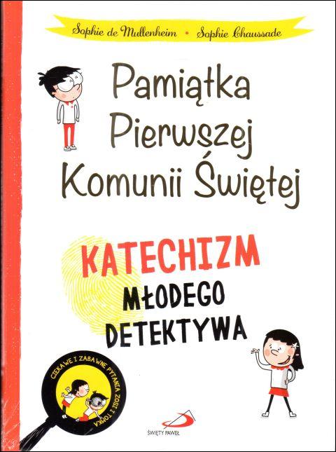 Katechizm młodego detektywa. Pamiątka Pierwszej Komunii Świętej (książka) - Sophie Chaussade, pamiątki I Komunia św., eRhema, 2023 r., oprawa twarda - 66751 5907564033176