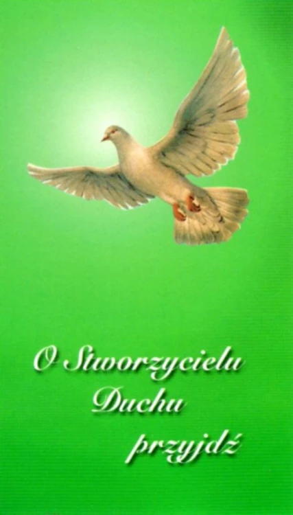 Obrazek Duch Świety - O Stworzycielu Duchu przyjdź. Duchu Świety, proszę Cię... modlitwa Jana Pawła II - ! - 08836