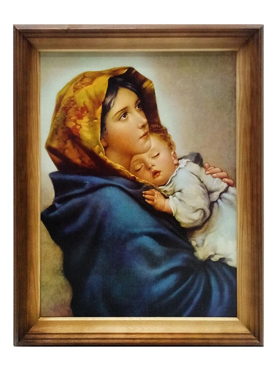 Obraz 30x40cm Matka Boża Cygańska rama drewniana - 50534
