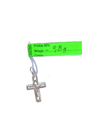 Krzyżyk srebrny pr.925 0,8g - 50047
