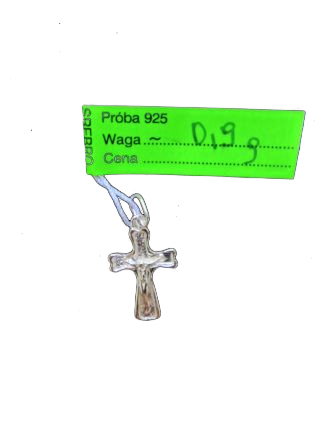 Krzyżyk srebrny pr.925 0,9g - 50045