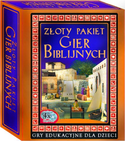 Złoty pakiet gier Biblijnych CD/DVD, PASTERZ - 45345 9788392380085