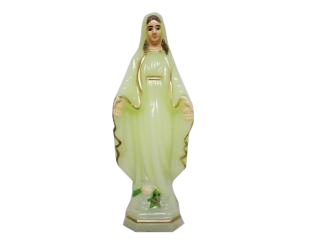Figura Matka Boża Niepokalana 15cm fosforyzująca plastikowa - 43868 5902689302718
