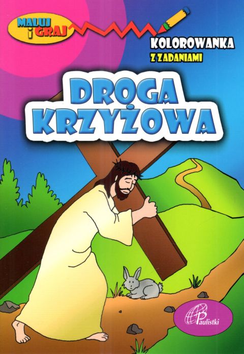 Droga krzyżowa - kolorowanka z zadaniami (książka), kolorowanka, PAULISTKI, 2022 r., oprawa miękka - 42965 9788362985357