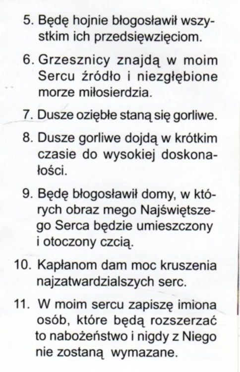 Składanka Obietnice Pana Jezusa przekazane św. Małgorzacie Marii Alacoque dla czcicieli ... - 41914