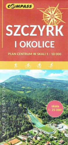 Szczyrk i okolice. Atrakcje Bielska-Białej -mapa, przewodnik, COMPASS, 2019 r., oprawa miękka - 41034 9788376059785