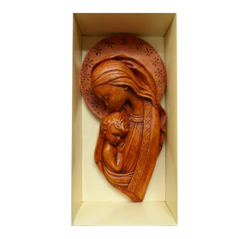 Relief gipsowy Madonna z dzieciątkiem 20x10 - 39990