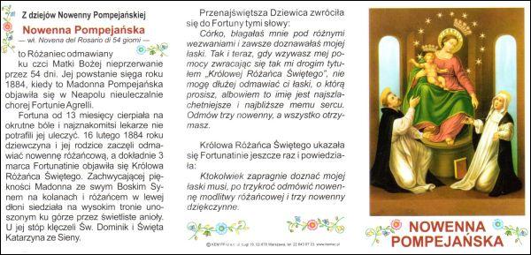 Nowenna pompejańska - SKŁADANKA - 39678