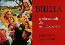Biblia w obrazkach dla najmłodszych. Stary i nowy Testament (układ poziomy, czerwona) (książka) - pr.zbiorowa, Biblia, Wydawnictwo Opoka, oprawa twarda - 38888 9788391325636