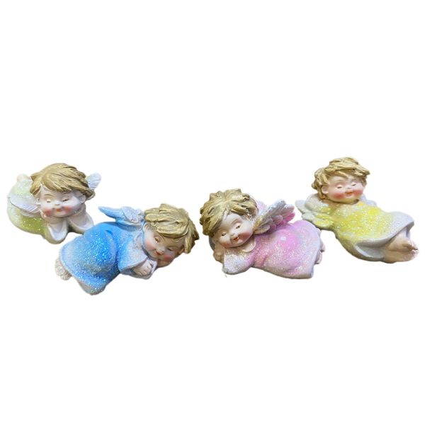 Figura Anioł leżący  5,5cm (różne wzory 4) - 38775 5906340553587