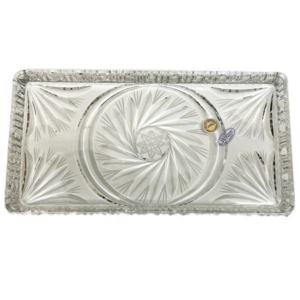 Tacka kryształowa - prostokątna 20x11cm - 36845