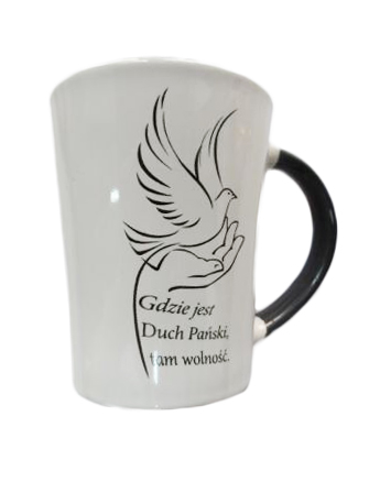 Kubek KF (wysoki)-Gdzie jest Duch Pański,tam wolność - 36708