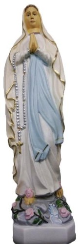Figura Matka Boża Lourdes 40cm z żywicy - 35344