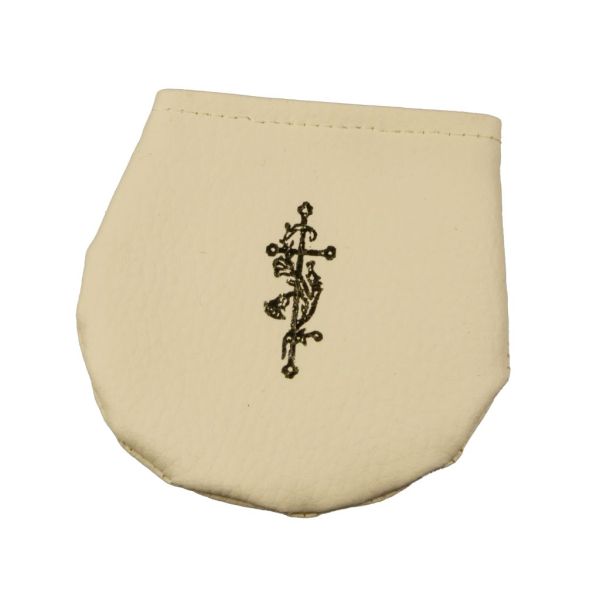 Etui duże na rzep - beżowe - 35041