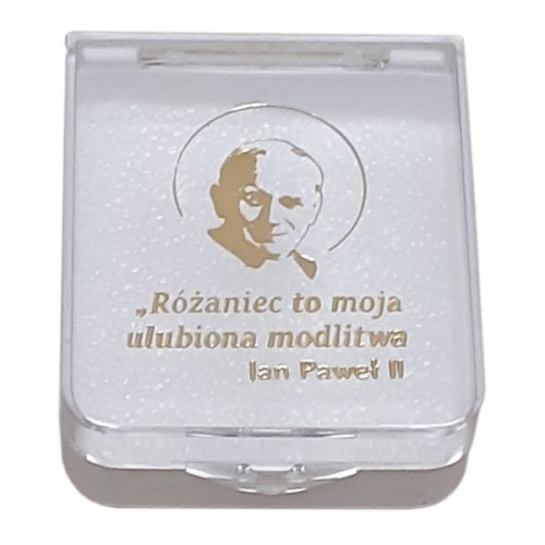 Pudełko na różaniec Jan Paweł II - 34748