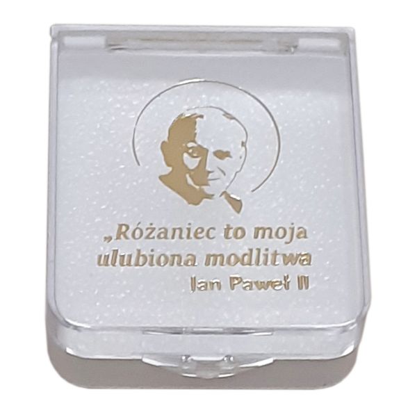 Pudełko na różaniec Jan Paweł II - 34748