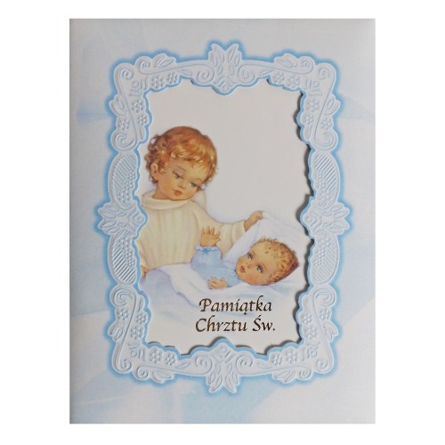Album Pamiątka Chrzest Św. mała A5 (RÓŻOWA/NIEBIESKA) (książka) - -, chrzest, eRhema, 2014 r., oprawa twarda - 30750 9788389582652