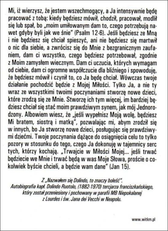 Folder "AKT ODDANIA SIĘ przeciw niepokojom i zmartwieniom" - 30584