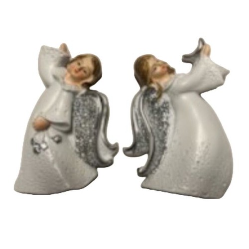 Figura Anioł 7cm biało-srebrny na magnes?różne wzory - 30124 5906340508693