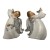 Figura Anioł 7cm biało-srebrny na magnes?różne wzory - 30124 5906340508693