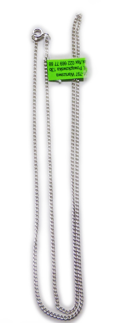 Łańcuch srebrny pr.925 - 60cm pancerny 4,4g - 23629