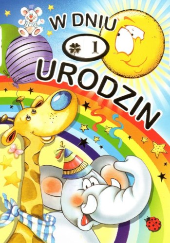 Karnet Urodziny dziecięce data (B6) - 20978
