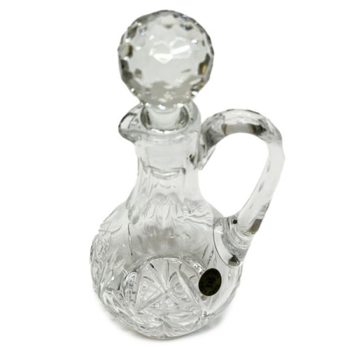 Ampułka kryształowa NA WODĘ z korkiem  14cm z korkiem 18,5cm - ! - 20802