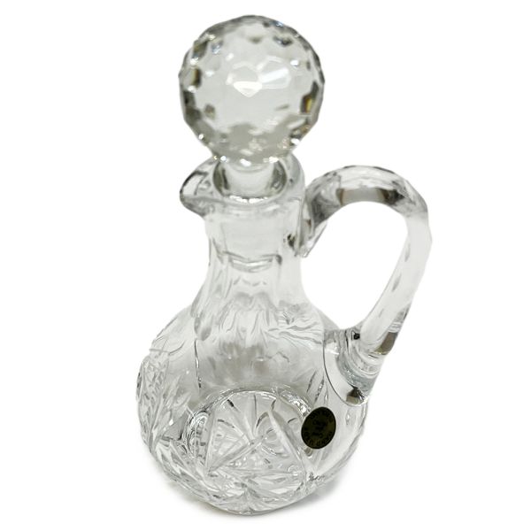 Ampułka kryształowa NA WODĘ z korkiem  14cm z korkiem 18,5cm - ! - 20802