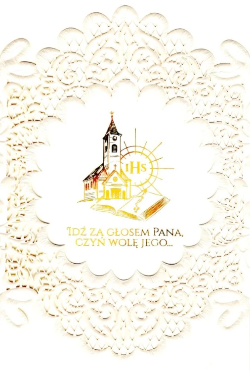Karnet ogólny religijny AŻUROWY (różne wzory) - ! - 20364