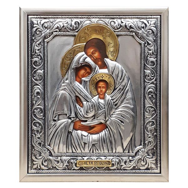 Ikona metalowa 23x26cm Święta Rodzina      i - ! - 20244
