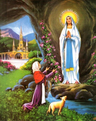 Obrazek (wkład) Matka Boża z Lourdes - 16986