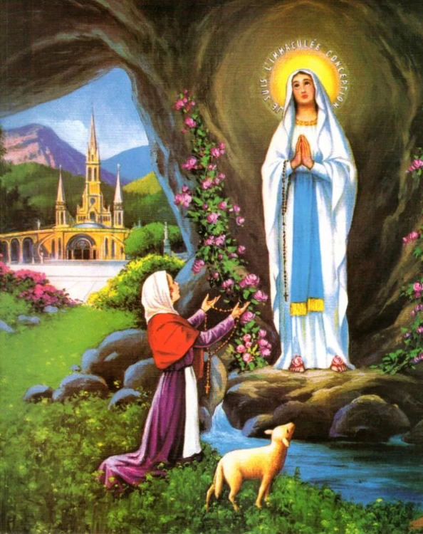 Obrazek (wkład) Matka Boża z Lourdes - 16986