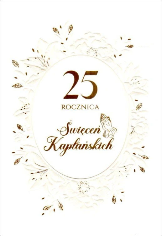 Karnet 25 Rocznica Święceń Kapłańskich - 15110