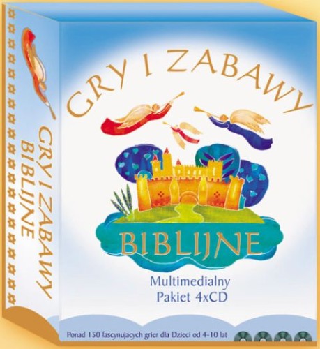 Gry i zabawy biblijne - multimedialny pakiet 4xCD, PASTERZ - 14994 9788391280553
