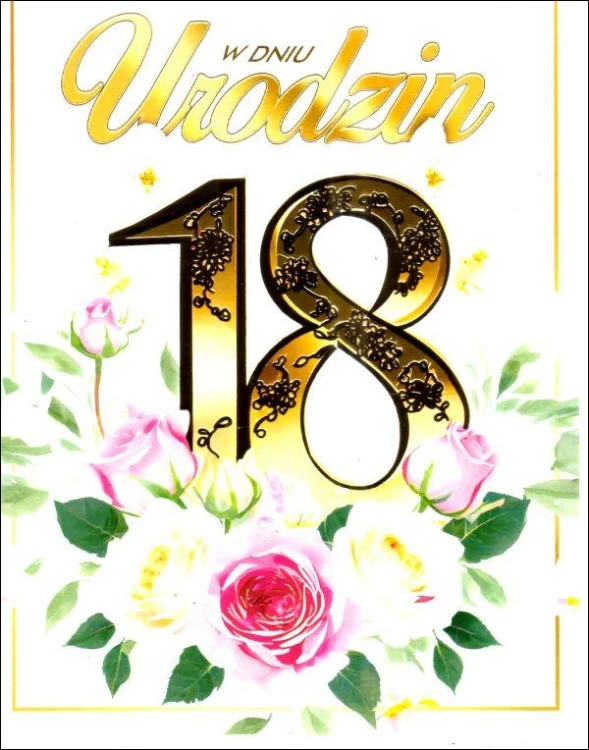 Karnet 18-stka różne wzory - 14921
