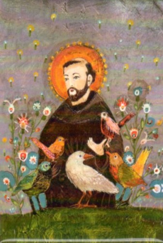 MAGNES Obrazek Św. Franciszek 5x8cm - 14861