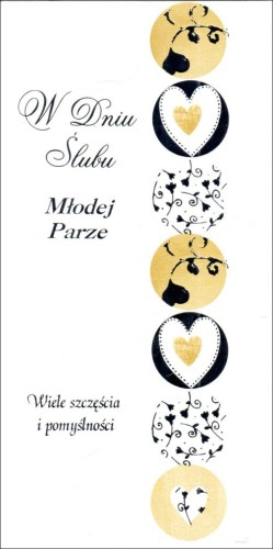 Karnet Ślub DL (różne) - 14035