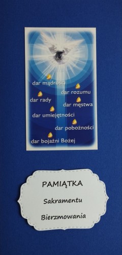 Karnet BIERZMOWANIE ręcznie robiony - 13155