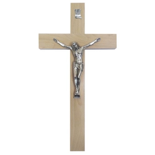 Krzyż wiszący drewniany h40cm BEZBARWNY - 11525