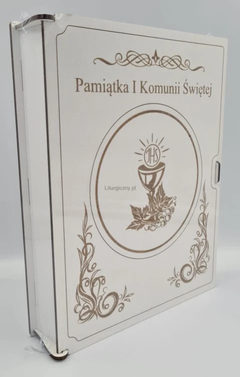 Ilustrowane Pismo Święte. Pamiątka I Komunii Świętej (w pudełku ze sklejki) (książka) - J. Emmerson-Hicks, Biblie dla dzieci, Wydawnictwo Drukarnia Diecezjalna - Sandomierz, 2019 r., oprawa twarda - 64734 5902983913122